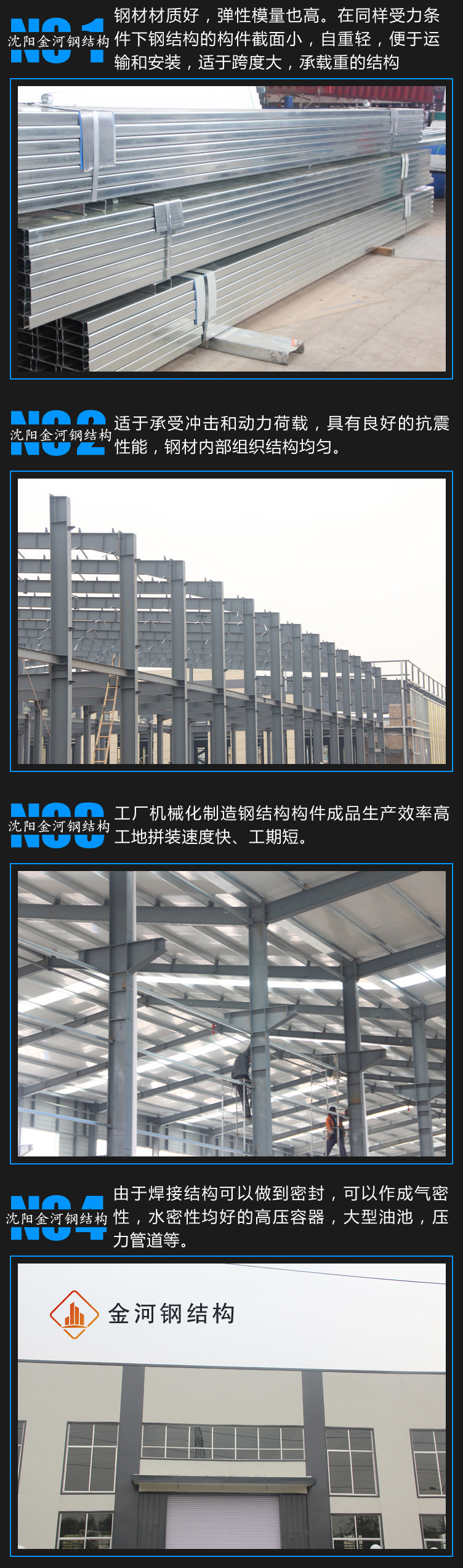 承接沈陽鋼結構廠房工程